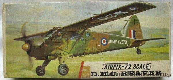 Airfix 1/72 DHC-2 Beaver USAF or RAF Floats/Skis/Wheels, 397 plastic model kit